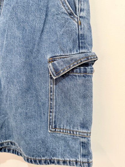 Brand Unknown Cargo Denim Shorts Size 6