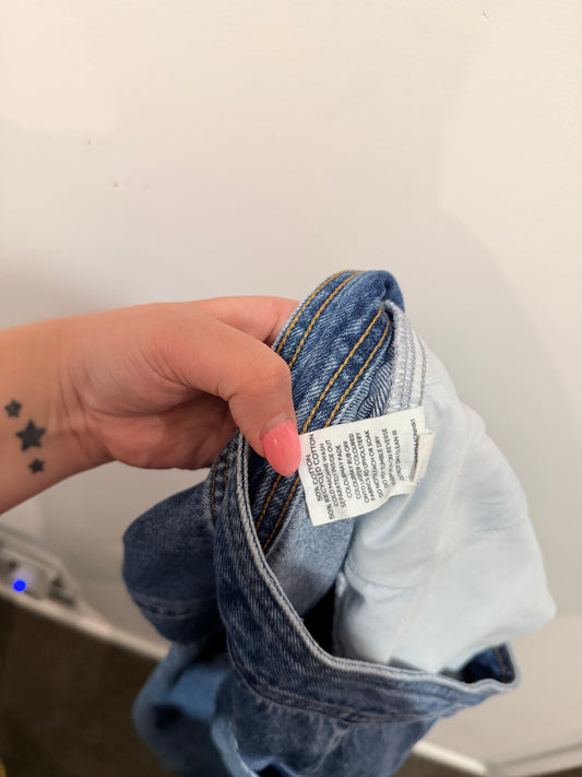 Brand Unknown Cargo Denim Shorts Size 6