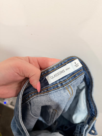 Brand Unknown Cargo Denim Shorts Size 6