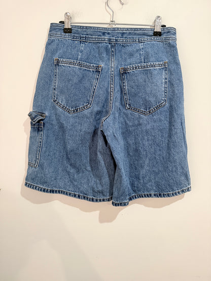 Brand Unknown Cargo Denim Shorts Size 6