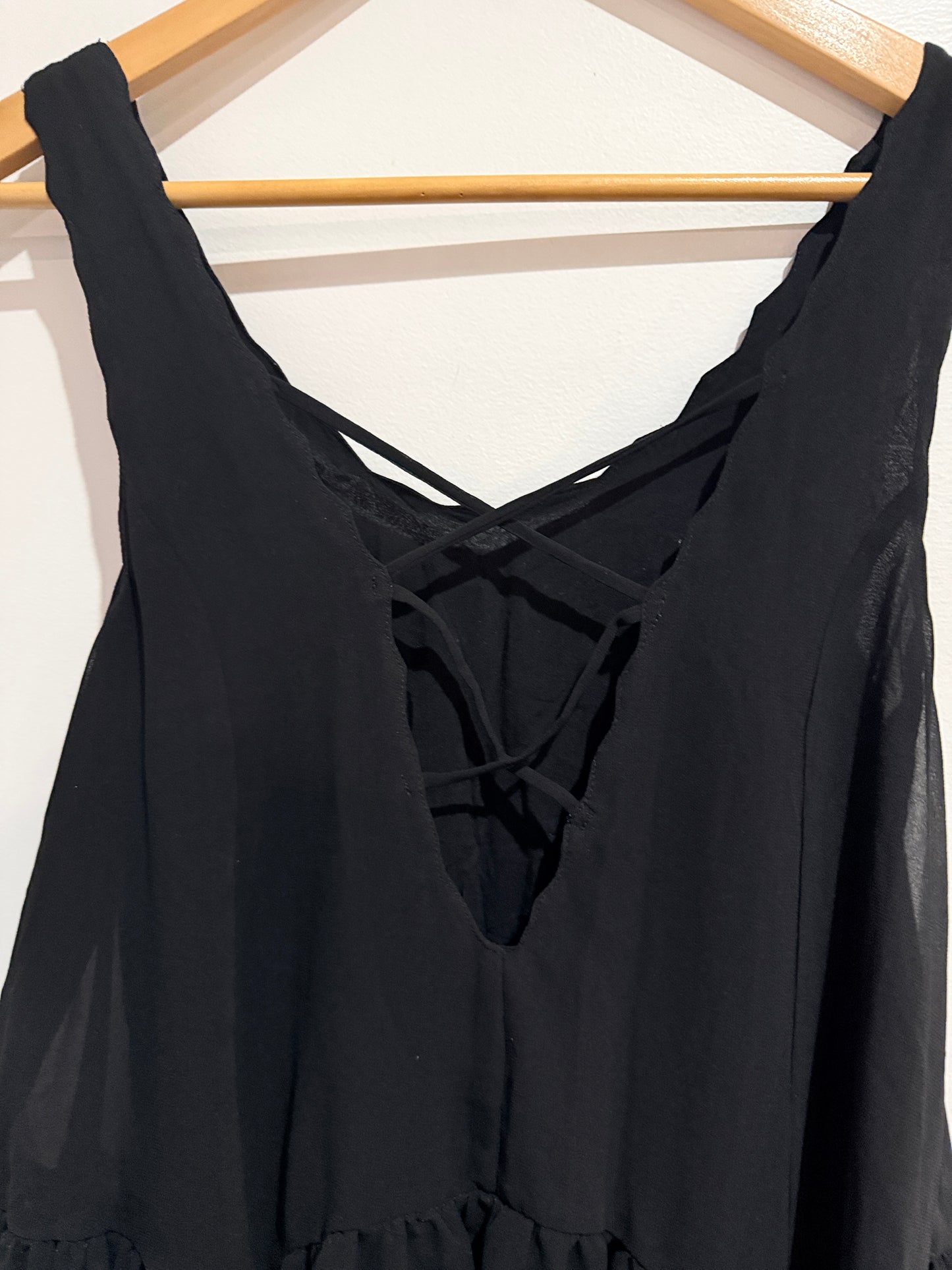 Snidel Tiered Sheer Top Size F