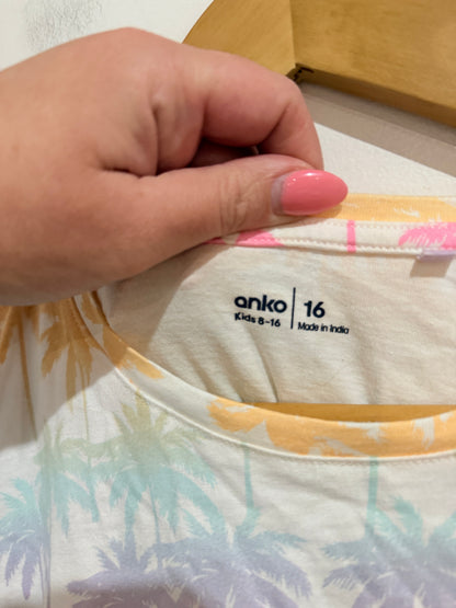Anko Girls' Summer Dress Size 16 | Kids: 8-16