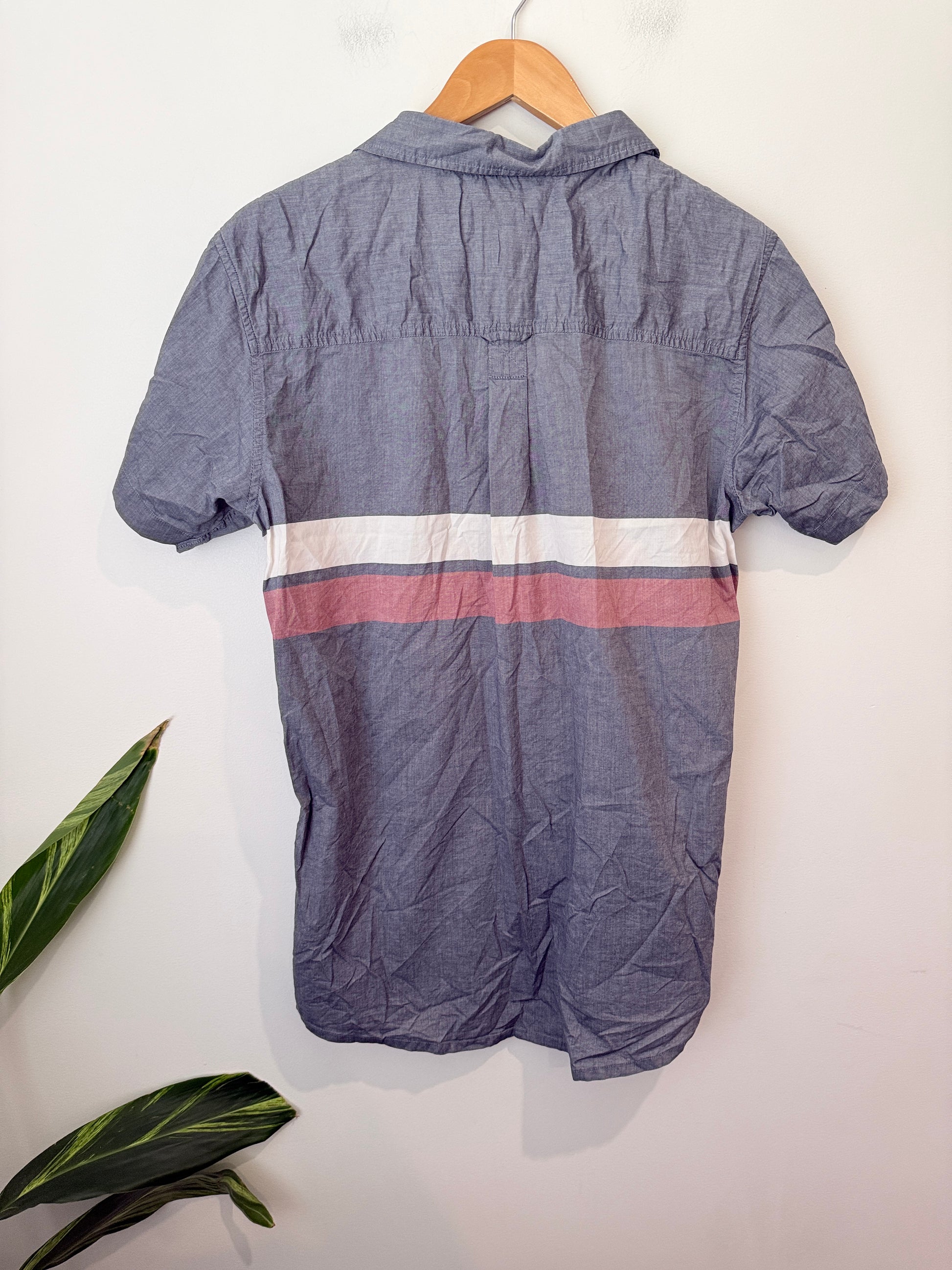 The Originals Chest Stripe Short Sleeve Shirt Size M