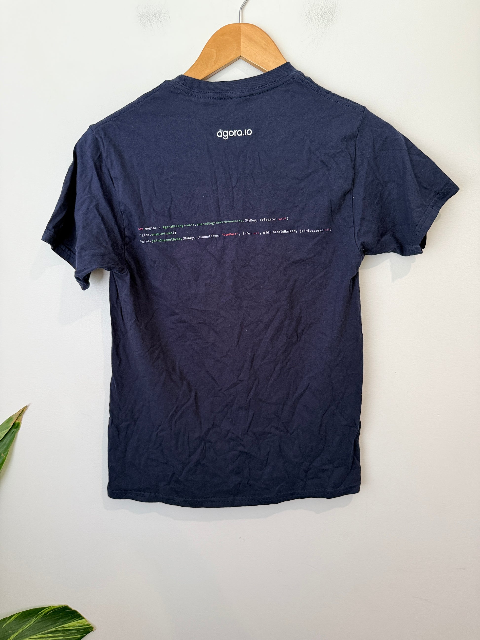 Agora.io Crew Neck T-shirt Size XS
