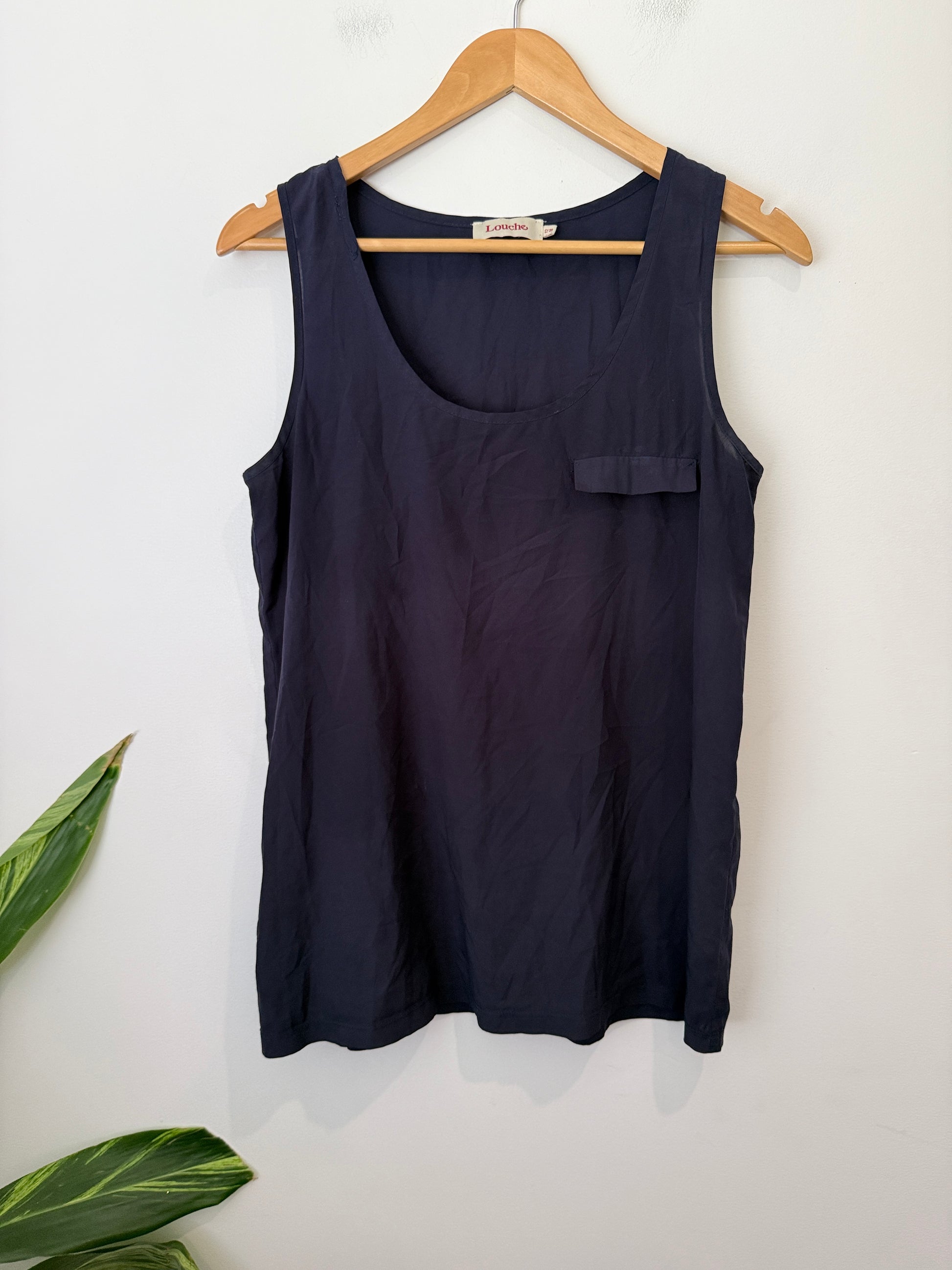 Louche Sleeveless Tank Top Size 12