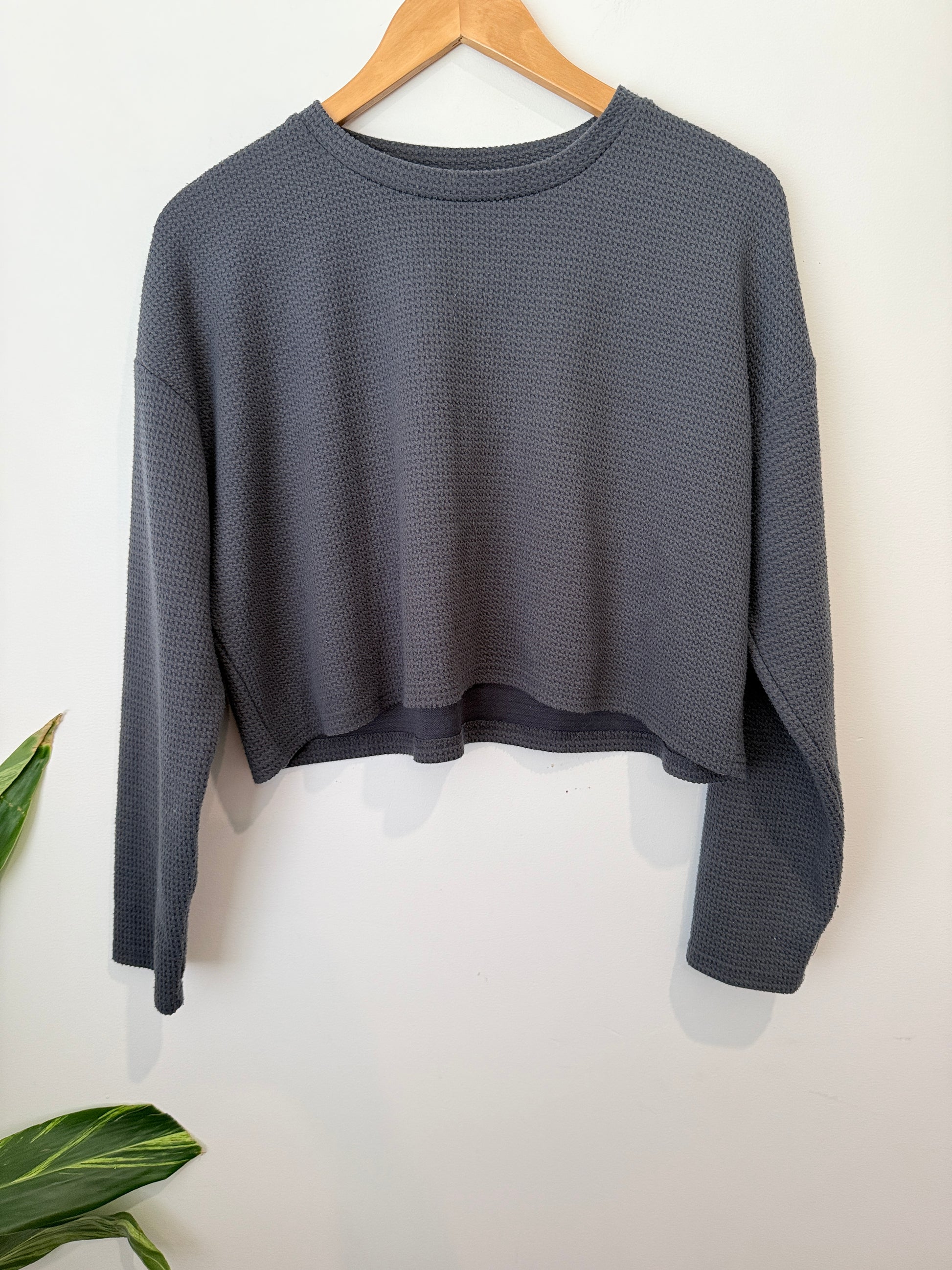 Dotti Cropped Knit Sweater Size XL