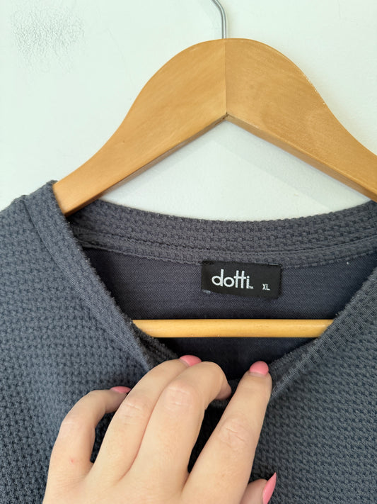 Dotti Cropped Knit Sweater Size XL