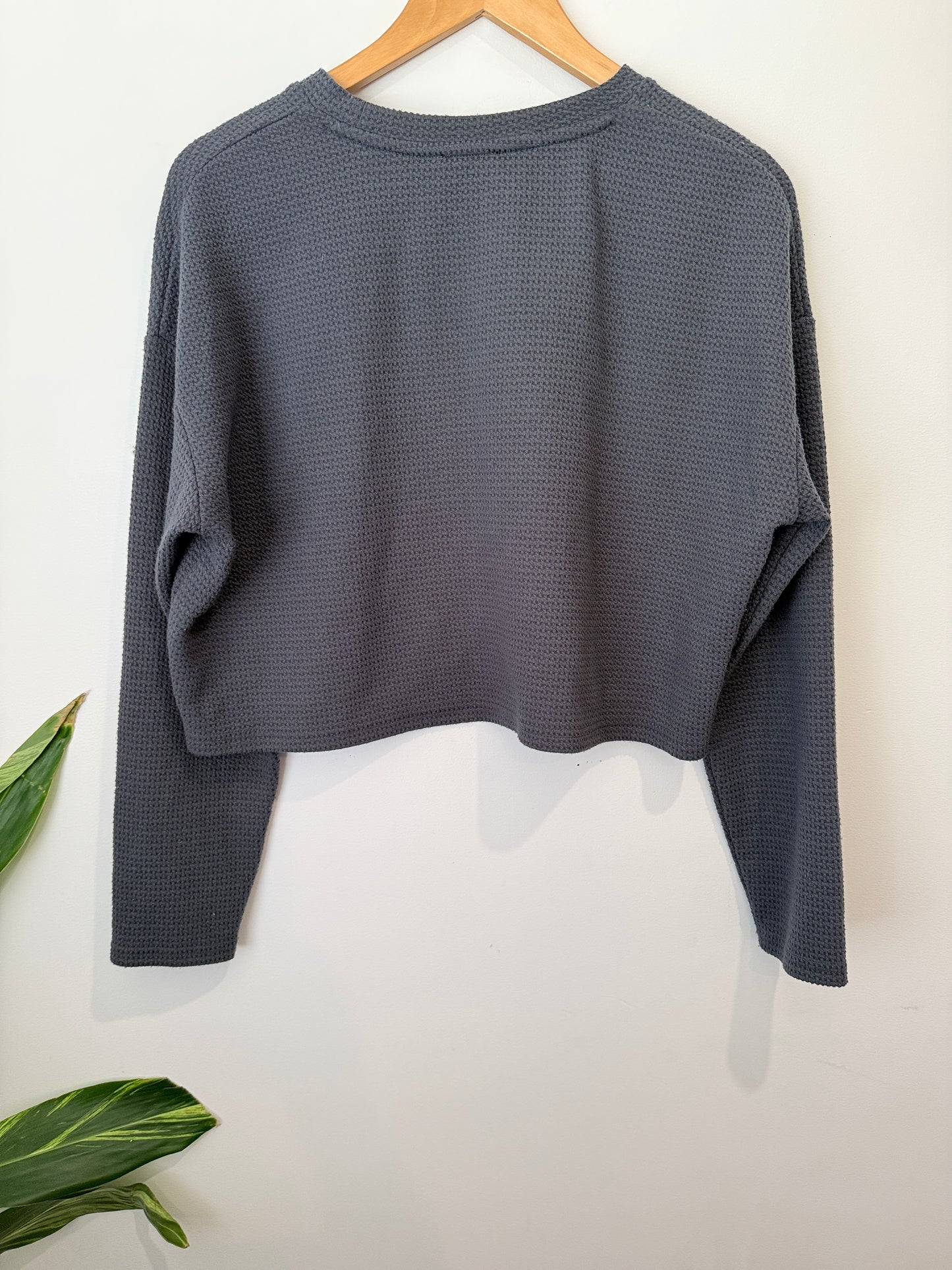 Dotti Cropped Knit Sweater Size XL