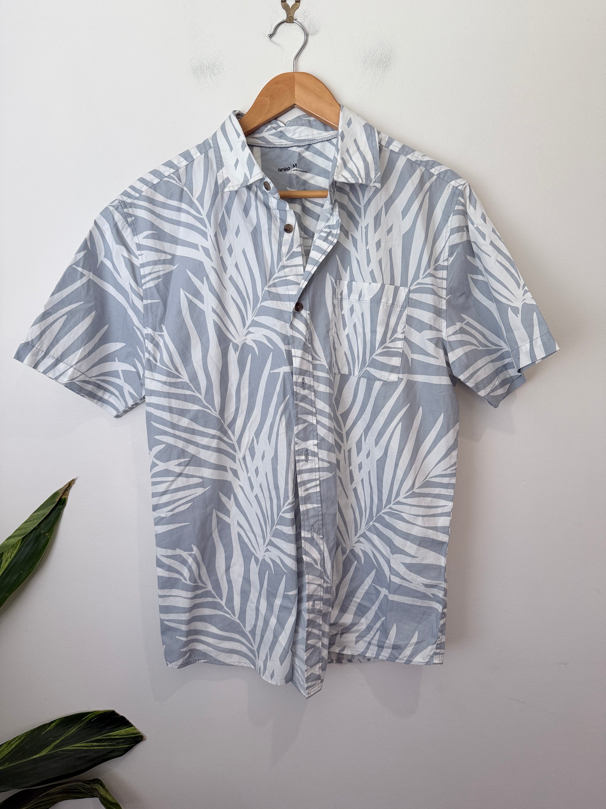 Anko Hawaiian Polo Shirt Size M