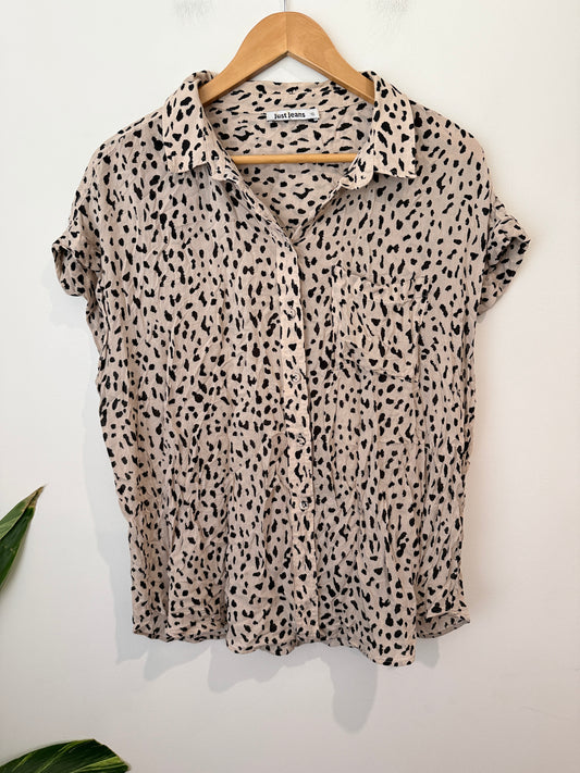 Just Jeans Button-down Shirt Size 16