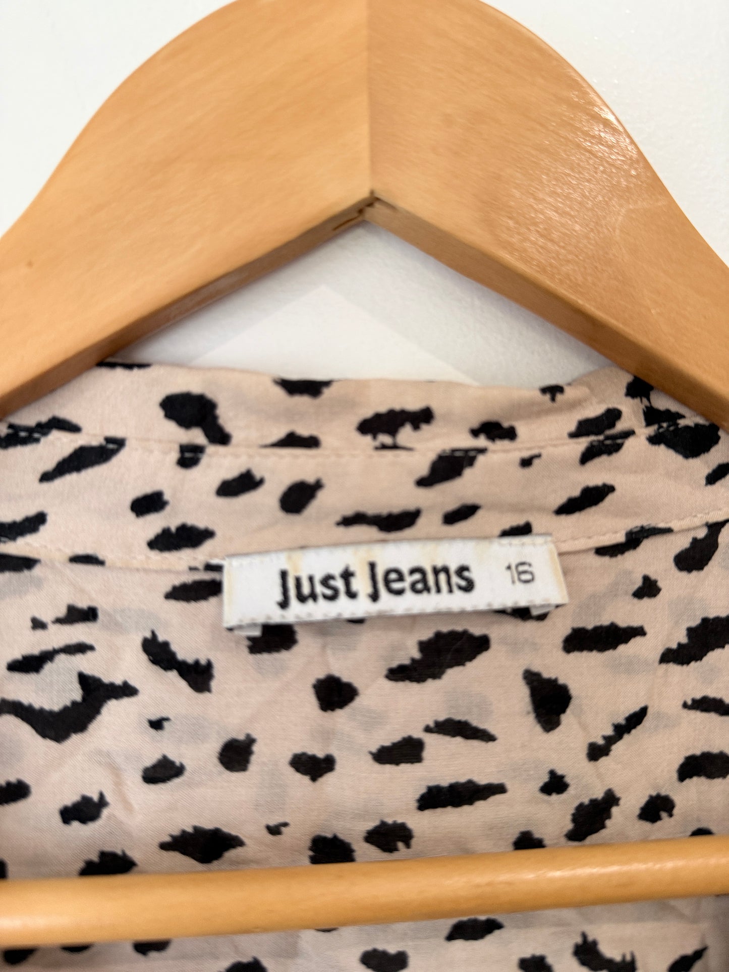 Just Jeans Button-down Shirt Size 16