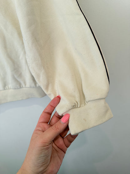 Miss Mango Quarter-zip Pullover Sweatshirt Size 14