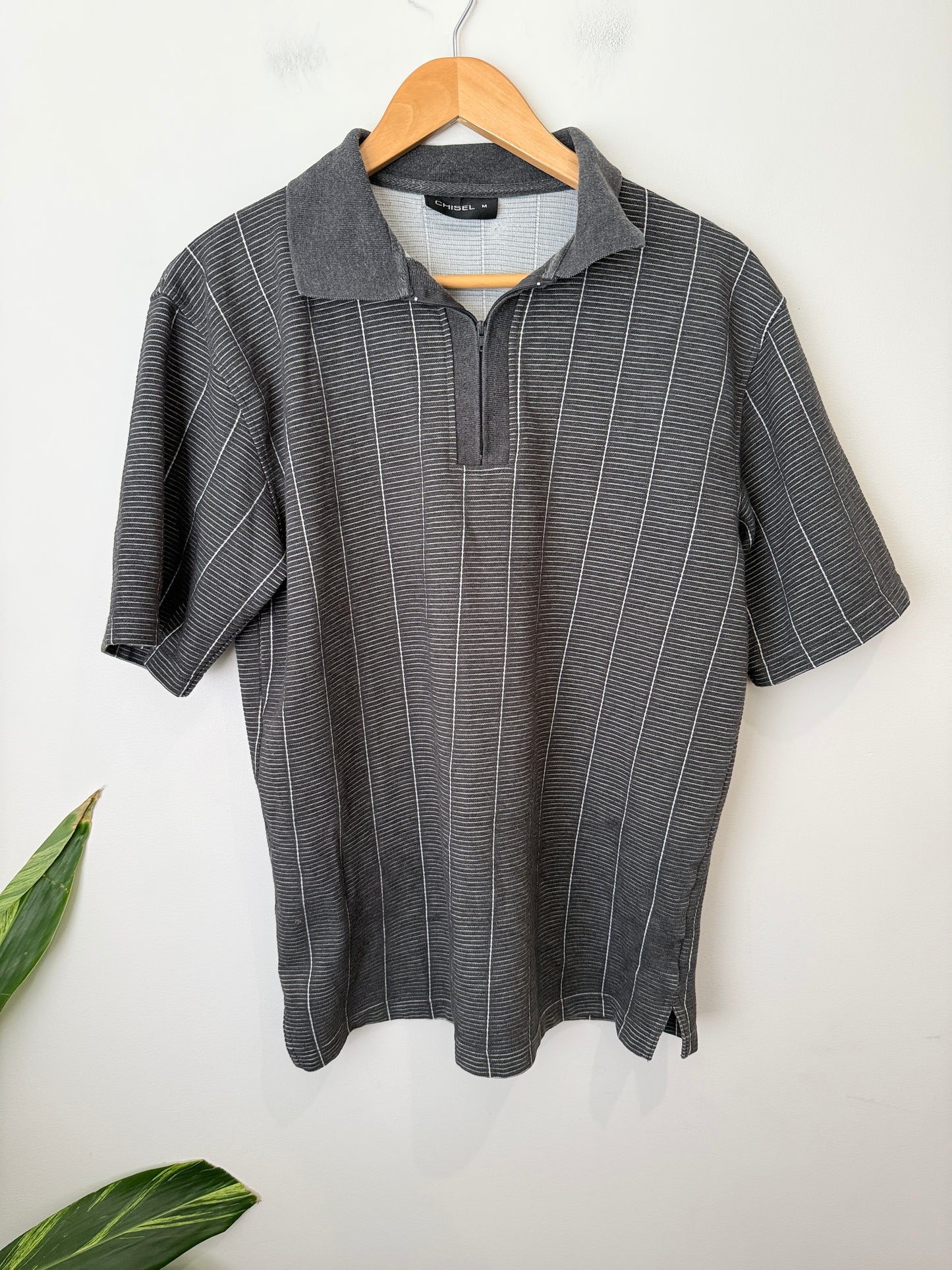 Chisel Quarter-zip Polo Shirt Size M