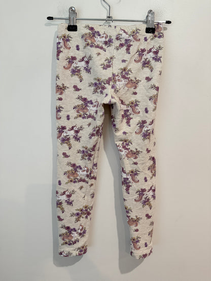Mini Mango Kids Floral Leggings/Jeggings Size S