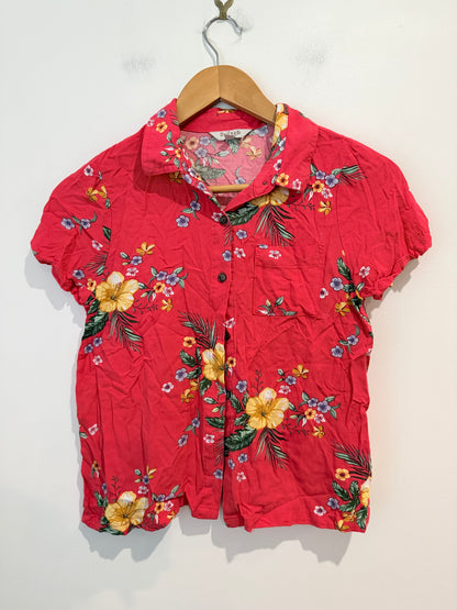 Switch Girls Hawaiian Aloha Shirt Size 12