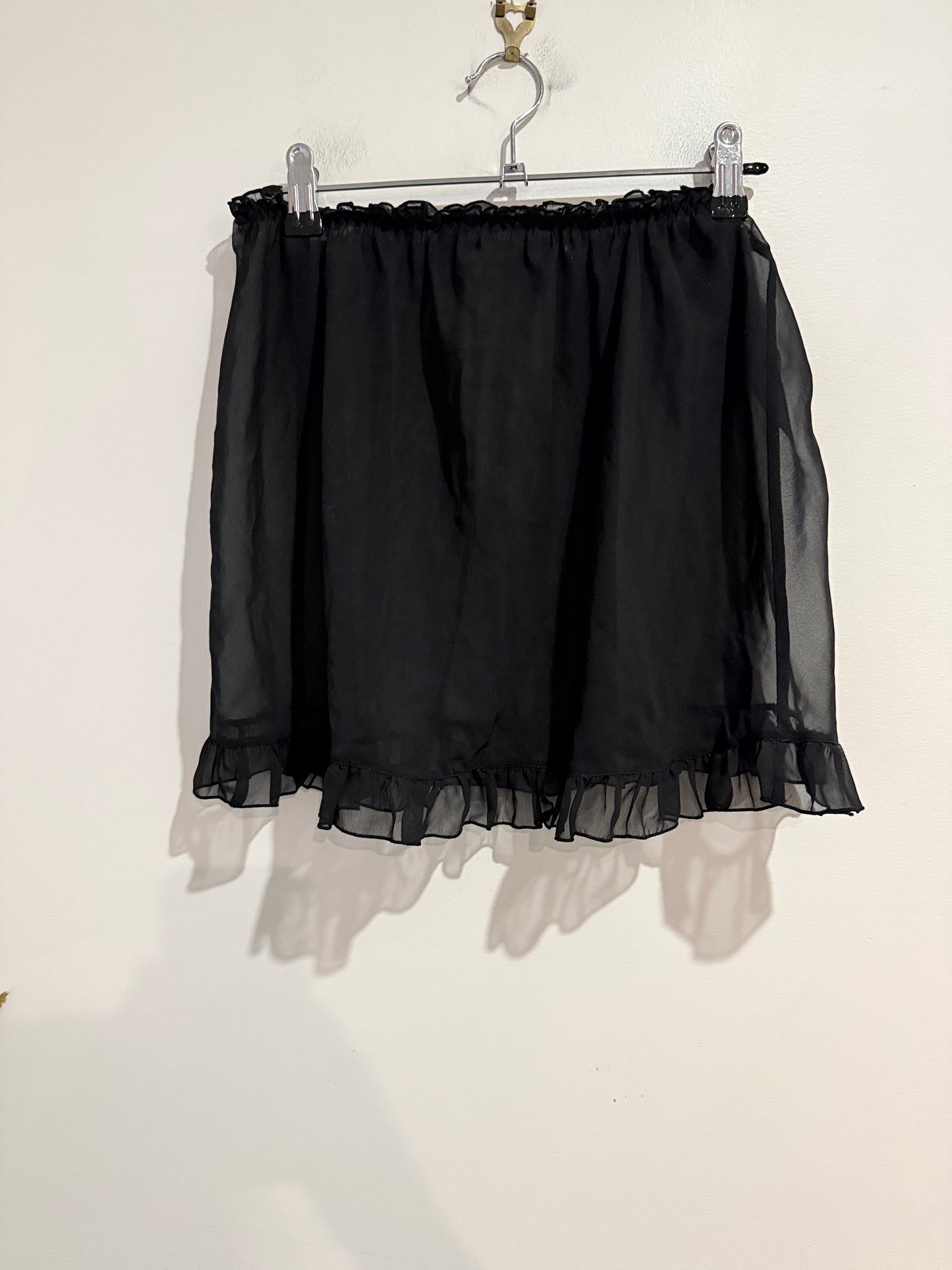 Brand Unknown Chiffon Mini Skirt Size Waist 72cm
