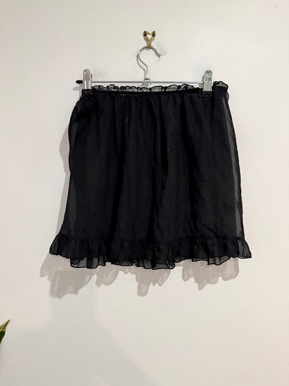 Brand Unknown Chiffon Mini Skirt Size Waist 72cm