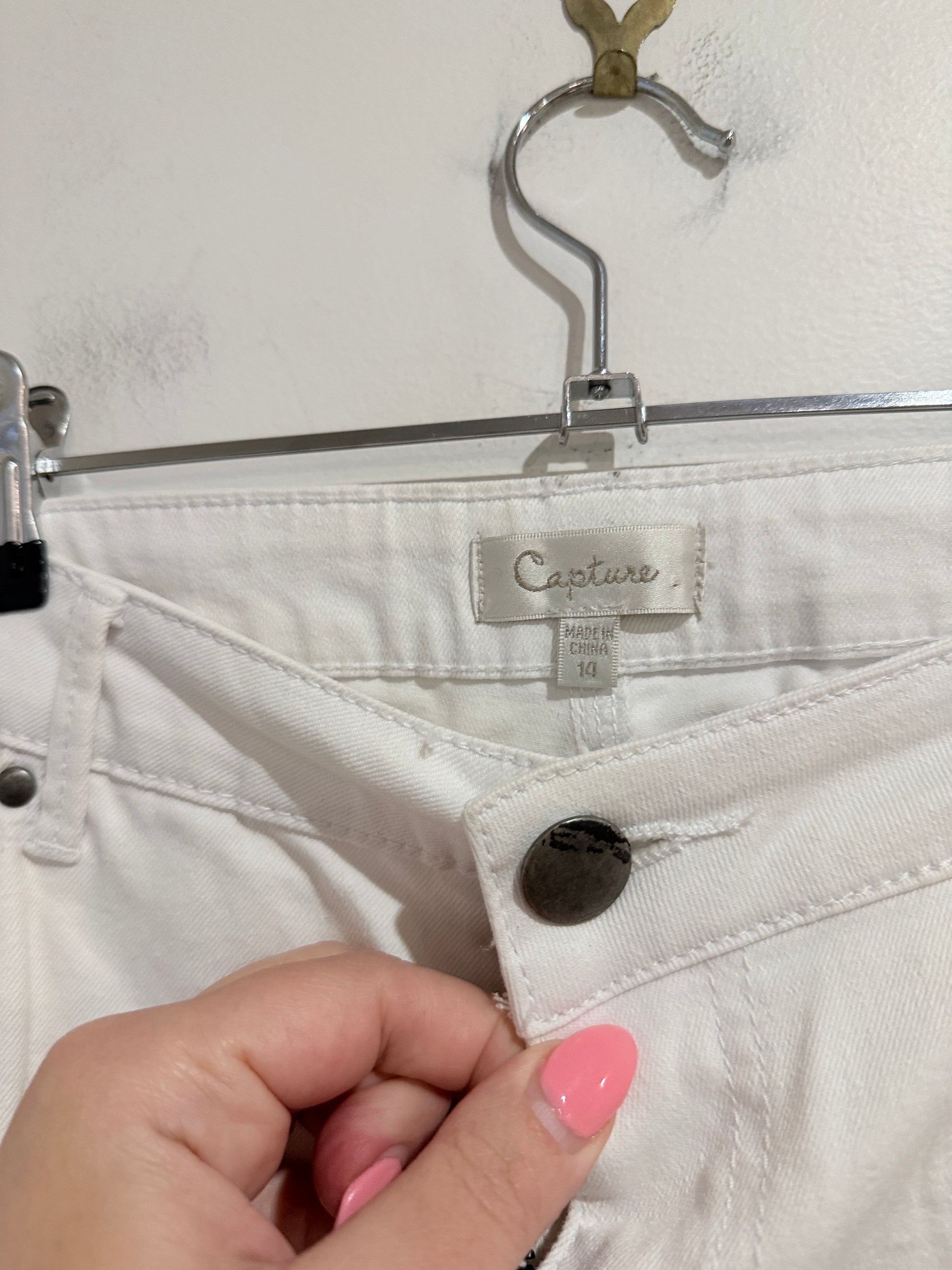 Shell Fabric: Skinny Denim Jeans Size 14