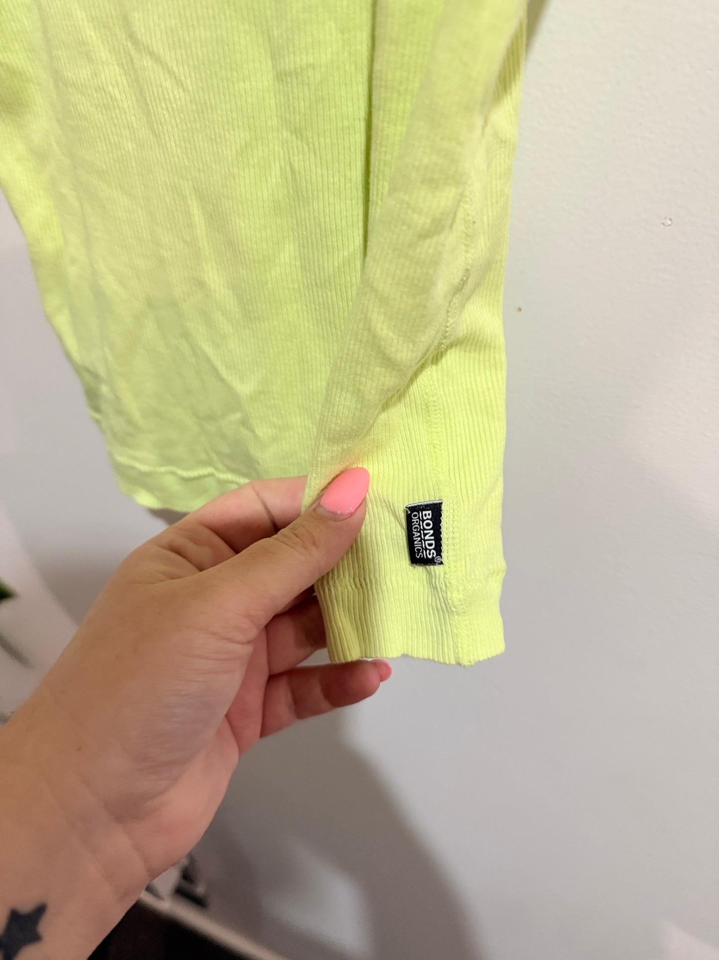 Bonds Organics Ribbed Tank Top Size 14