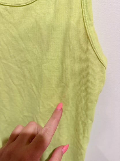 Bonds Organics Ribbed Tank Top Size 14