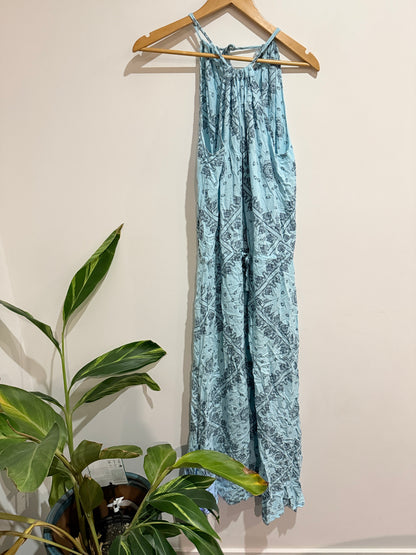 Paisley Halter Maxi Dress Size U/Arm to U/Arm 51cm