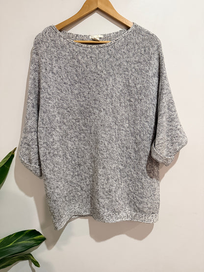 H & M Basic Marled Knit Sweater Size L
