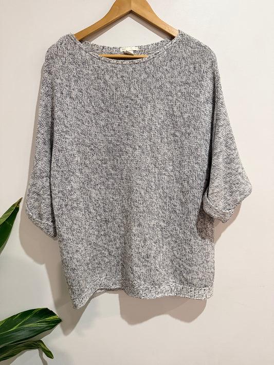 H & M Basic Marled Knit Sweater Size L