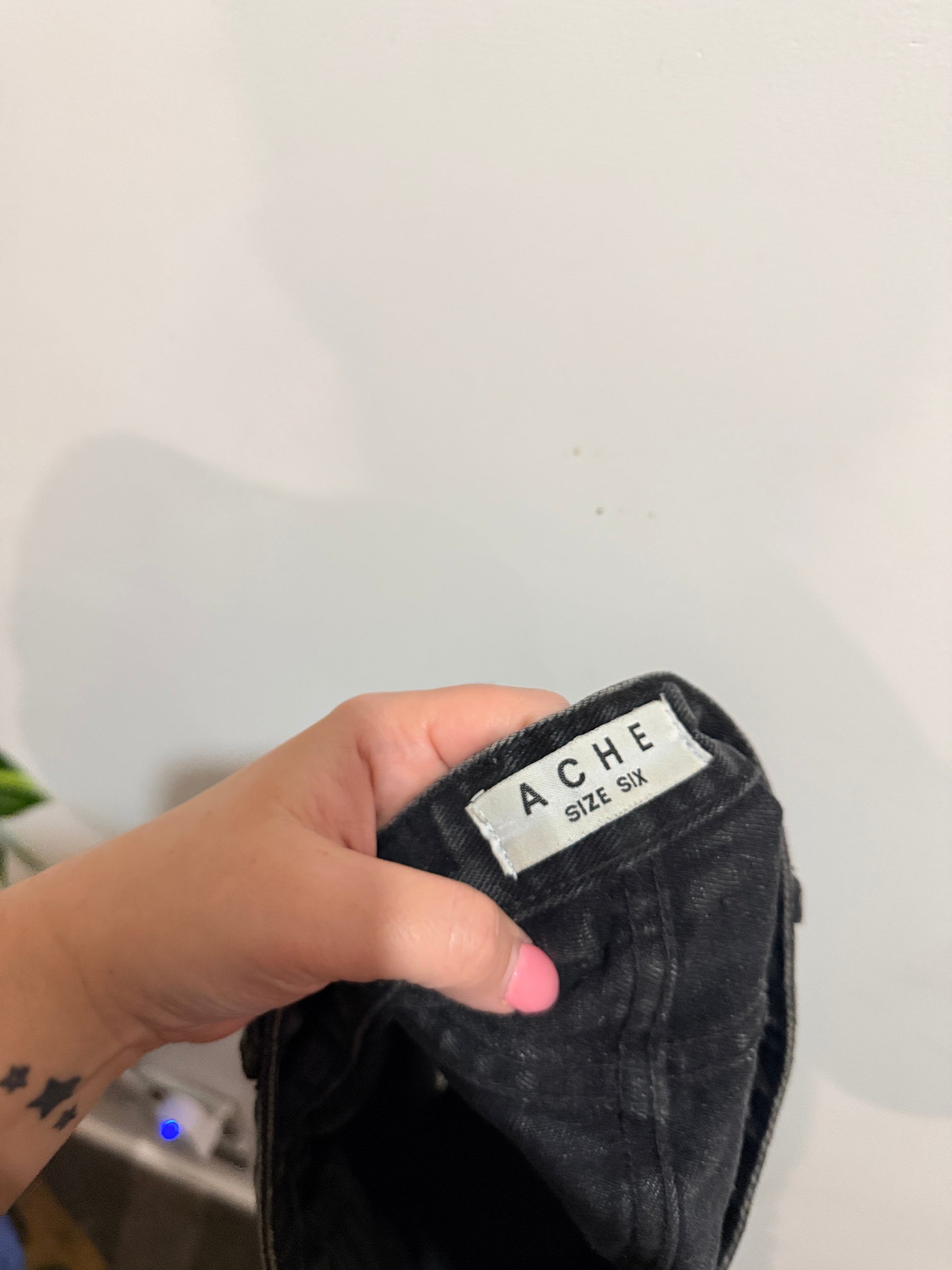 Ache Denim Miniskirt Size 6