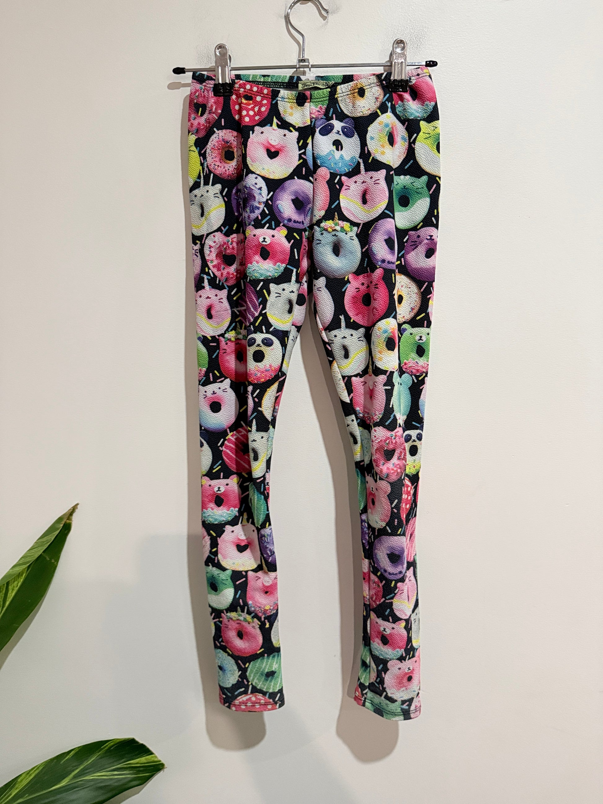 Little Mass Donut-themed Leggings Size Waist 56cm | L 80cm