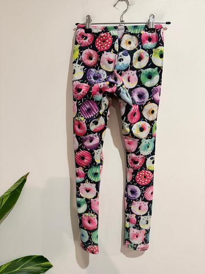 Little Mass Donut-themed Leggings Size Waist 56cm | L 80cm