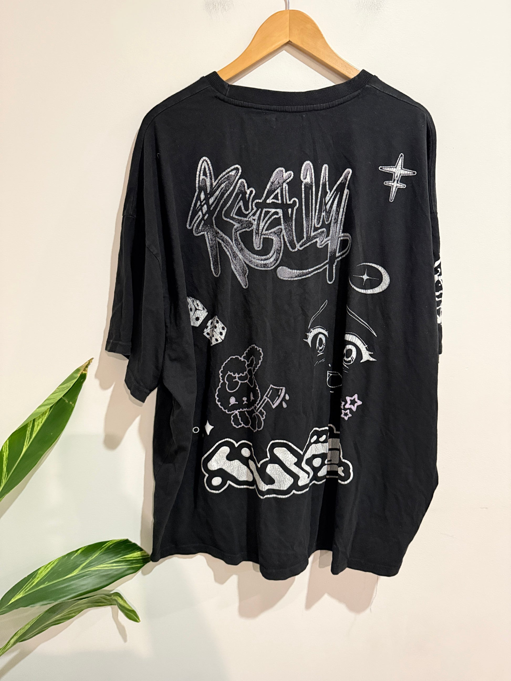 Absent Oversized Streetwear T-shirt Size 3XL