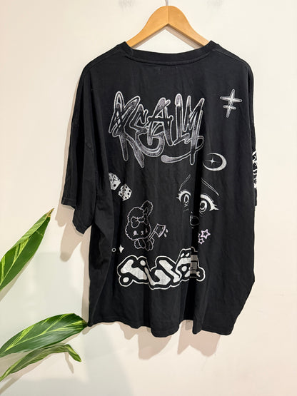 Absent Oversized Streetwear T-shirt Size 3XL