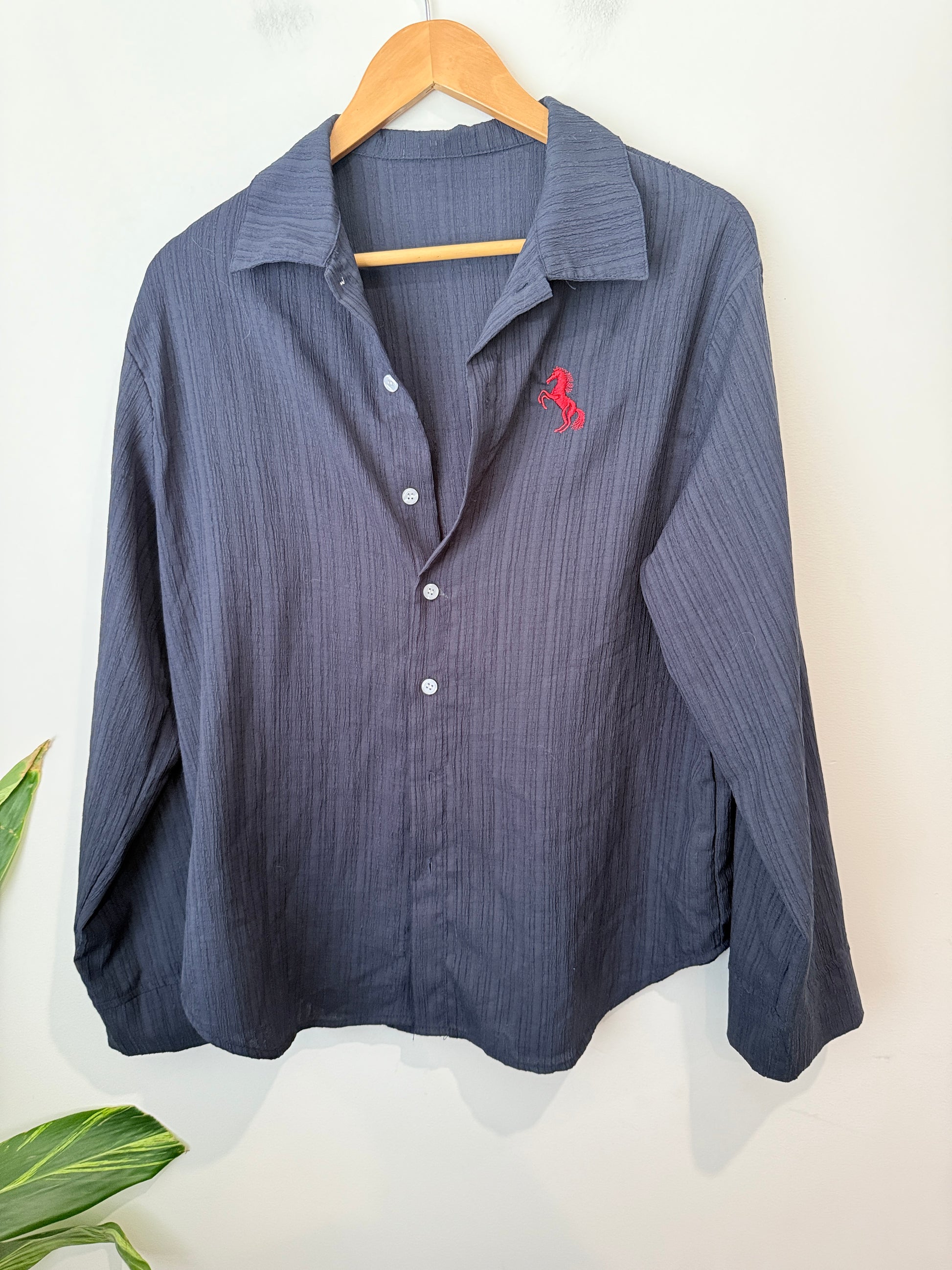 Shein Button-down Shirt Size L