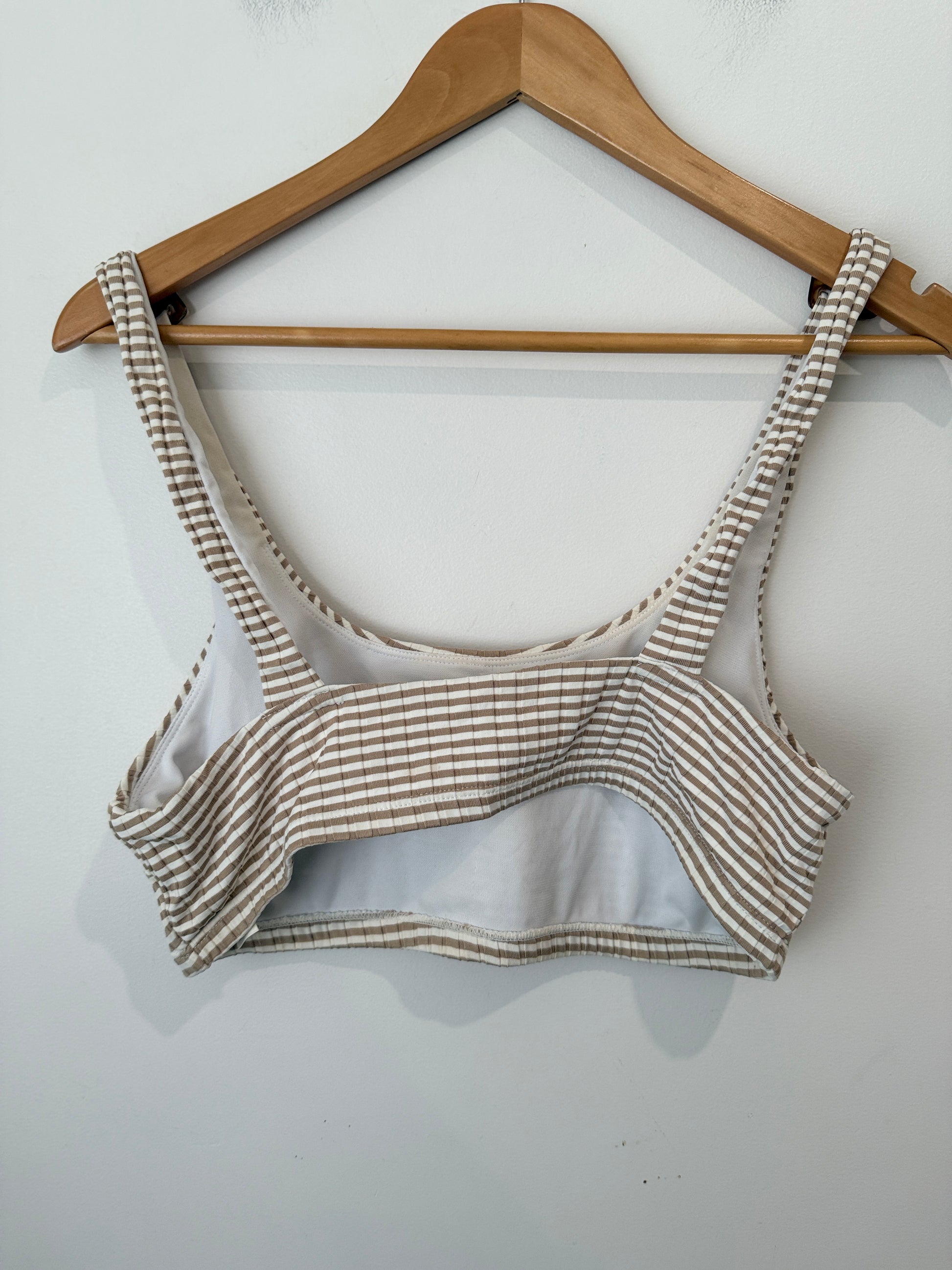 Anko Crinkle Bralette Bikini Top Size 14