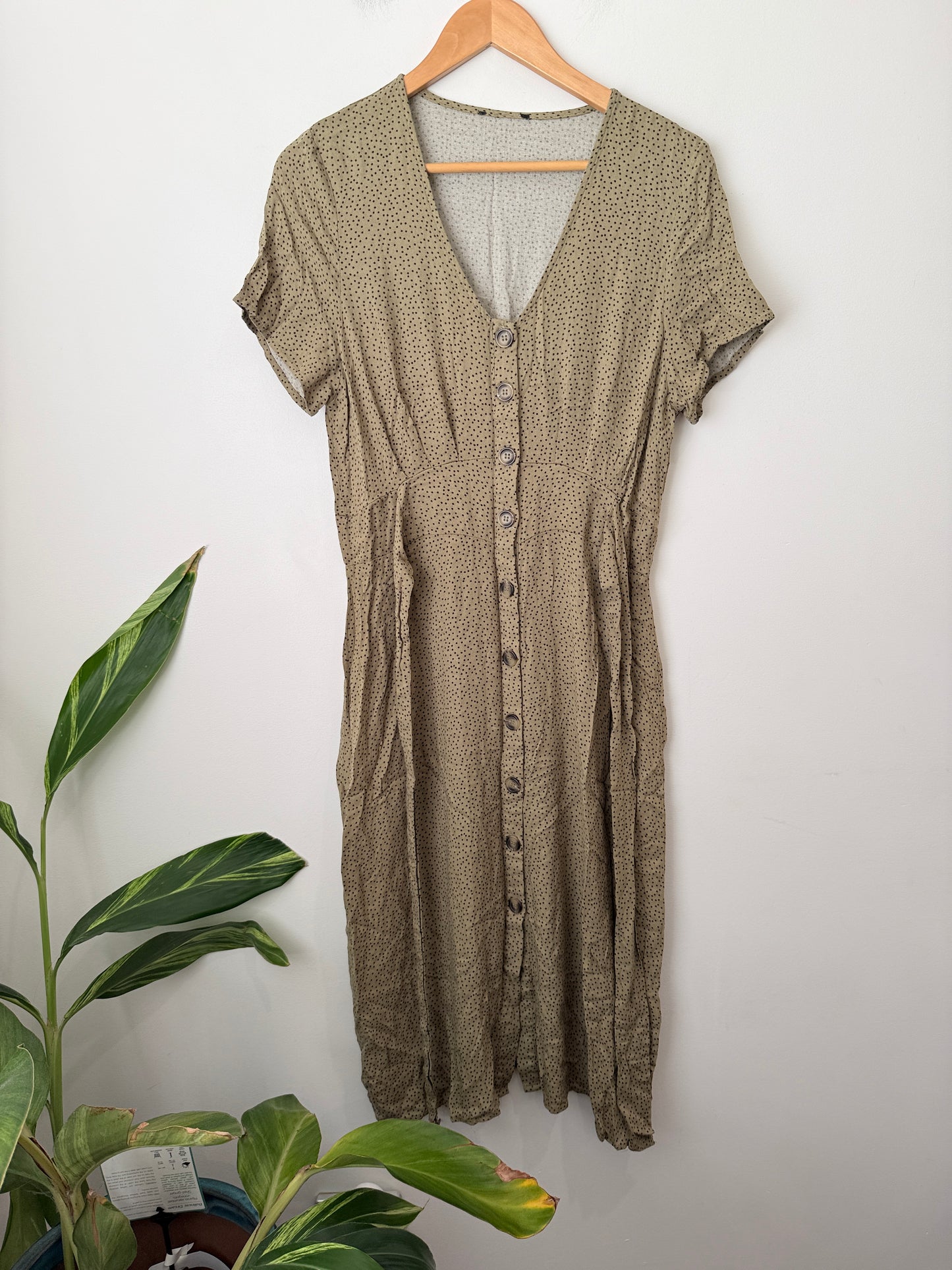 Boho-style Midi Dress Size U/Arm to U/Arm 48cm