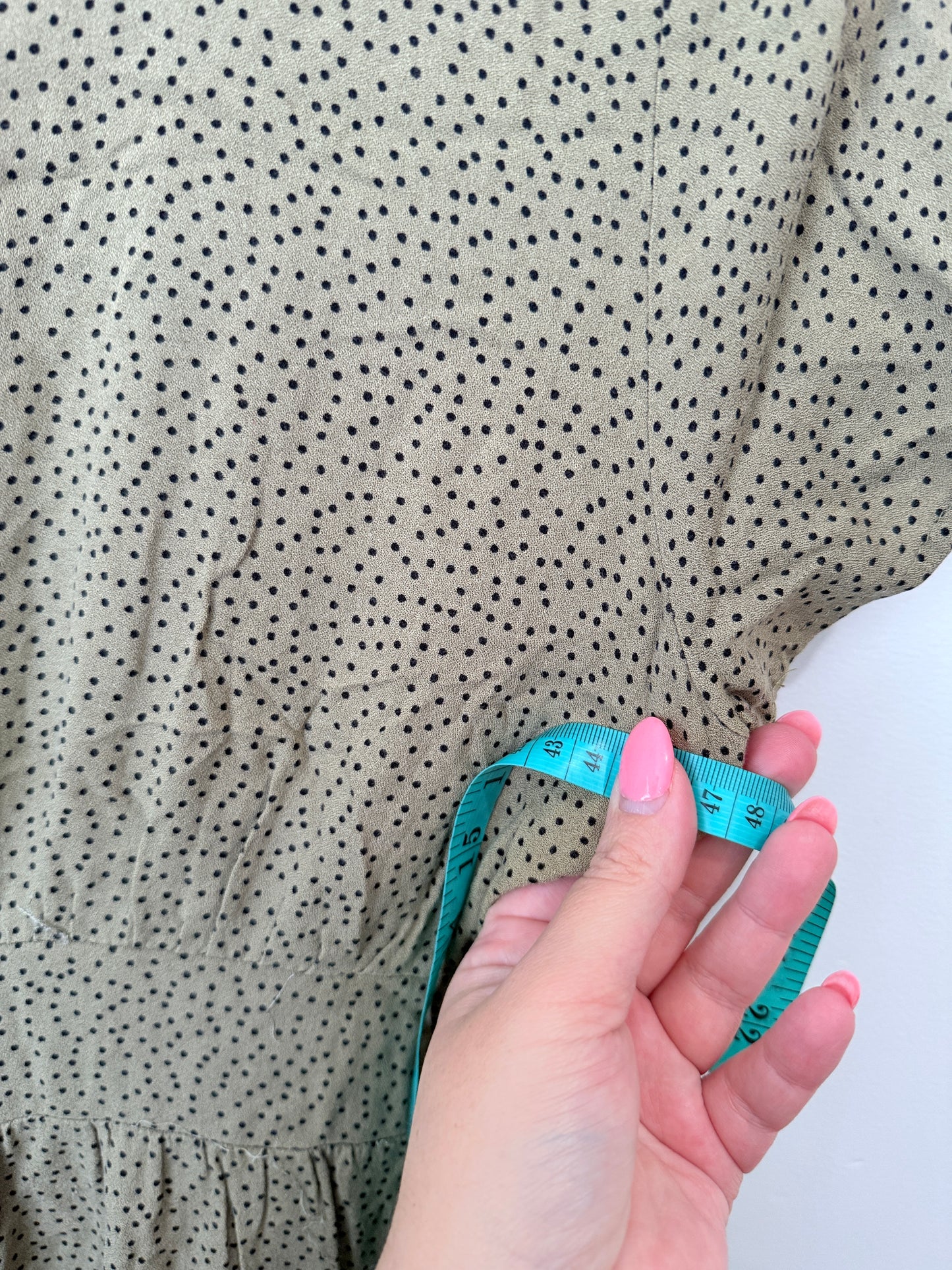 Boho-style Midi Dress Size U/Arm to U/Arm 48cm