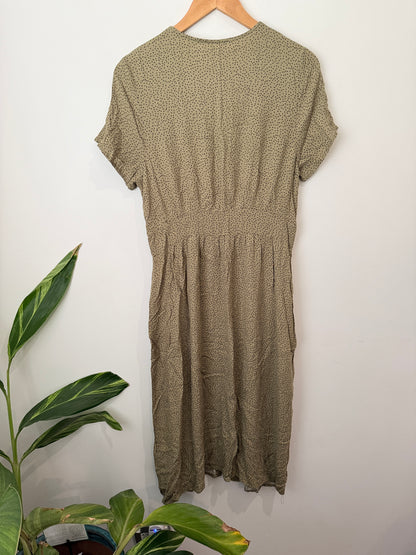 Boho-style Midi Dress Size U/Arm to U/Arm 48cm