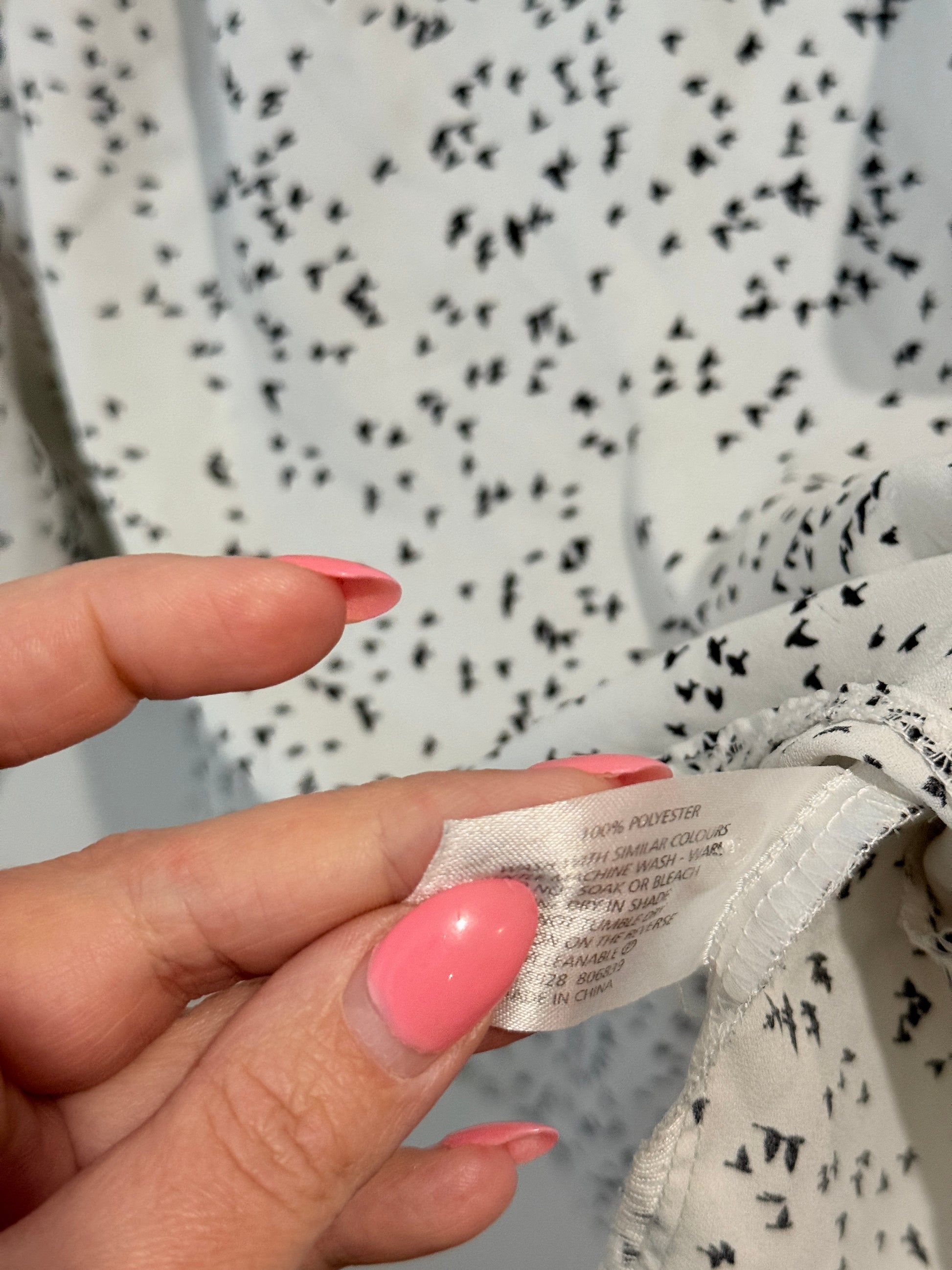 Brand Unknown Abstract Print Blouse