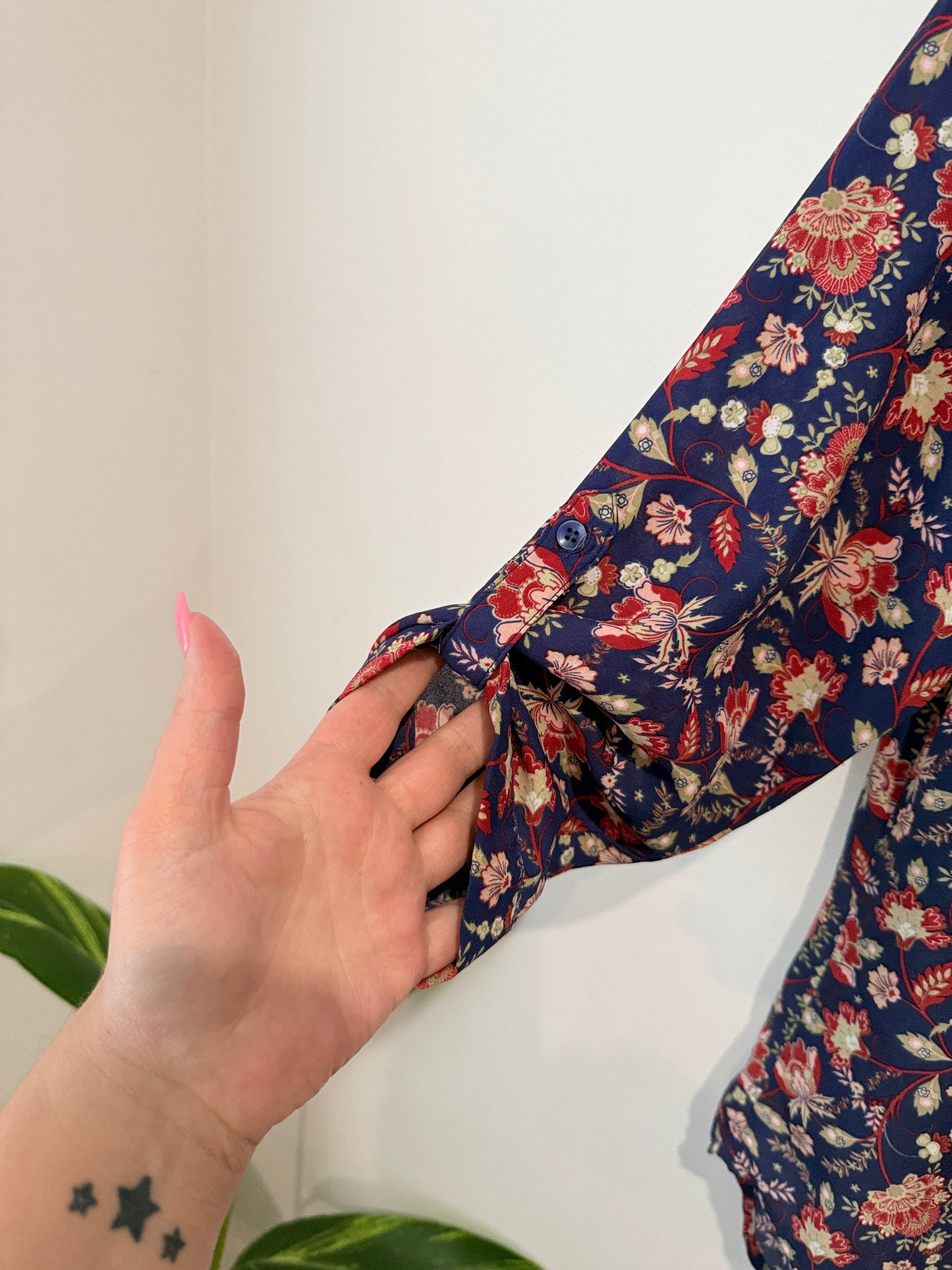 Spirit Floral Print Blouse Size 8