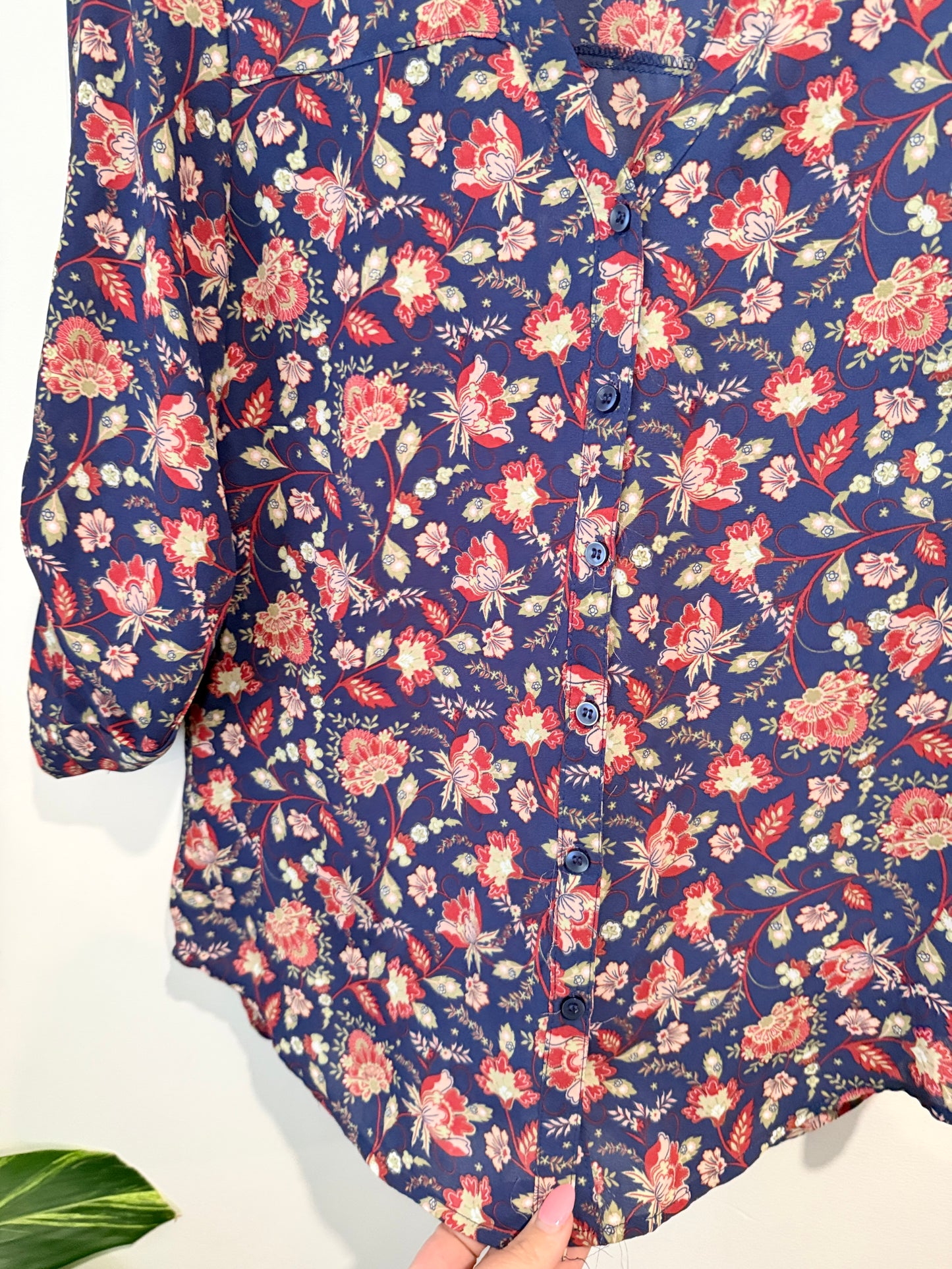 Spirit Floral Print Blouse Size 8