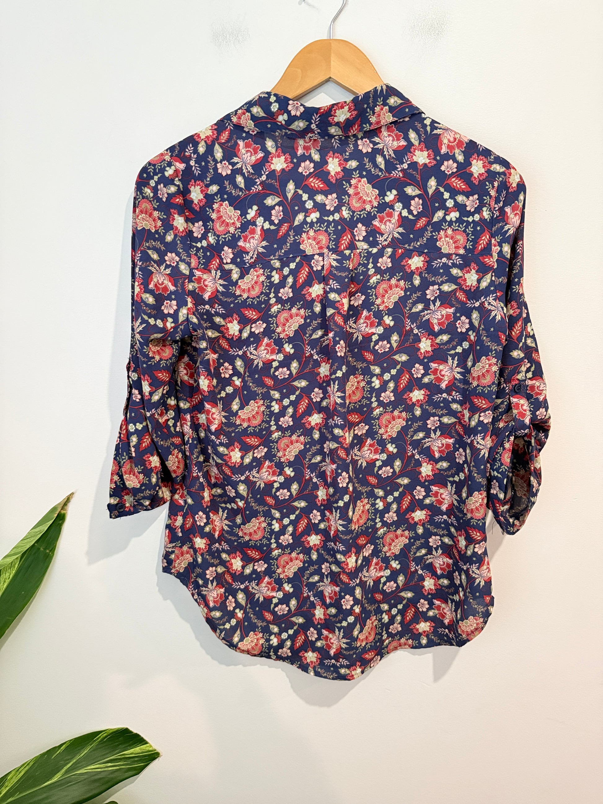 Spirit Floral Print Blouse Size 8