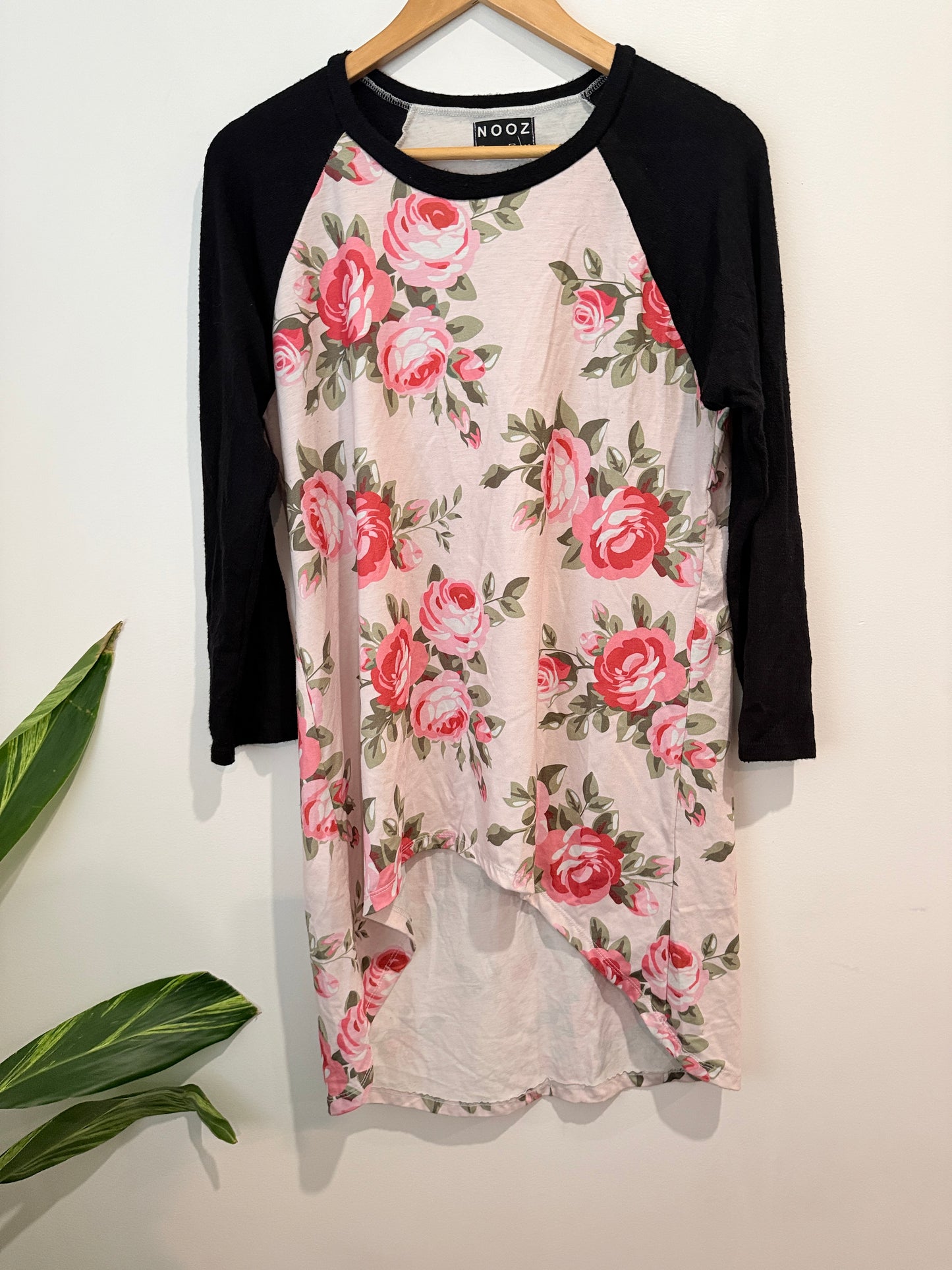 Nooz Floral Print Tunic Top Size U/Arm to U/Arm 50cm