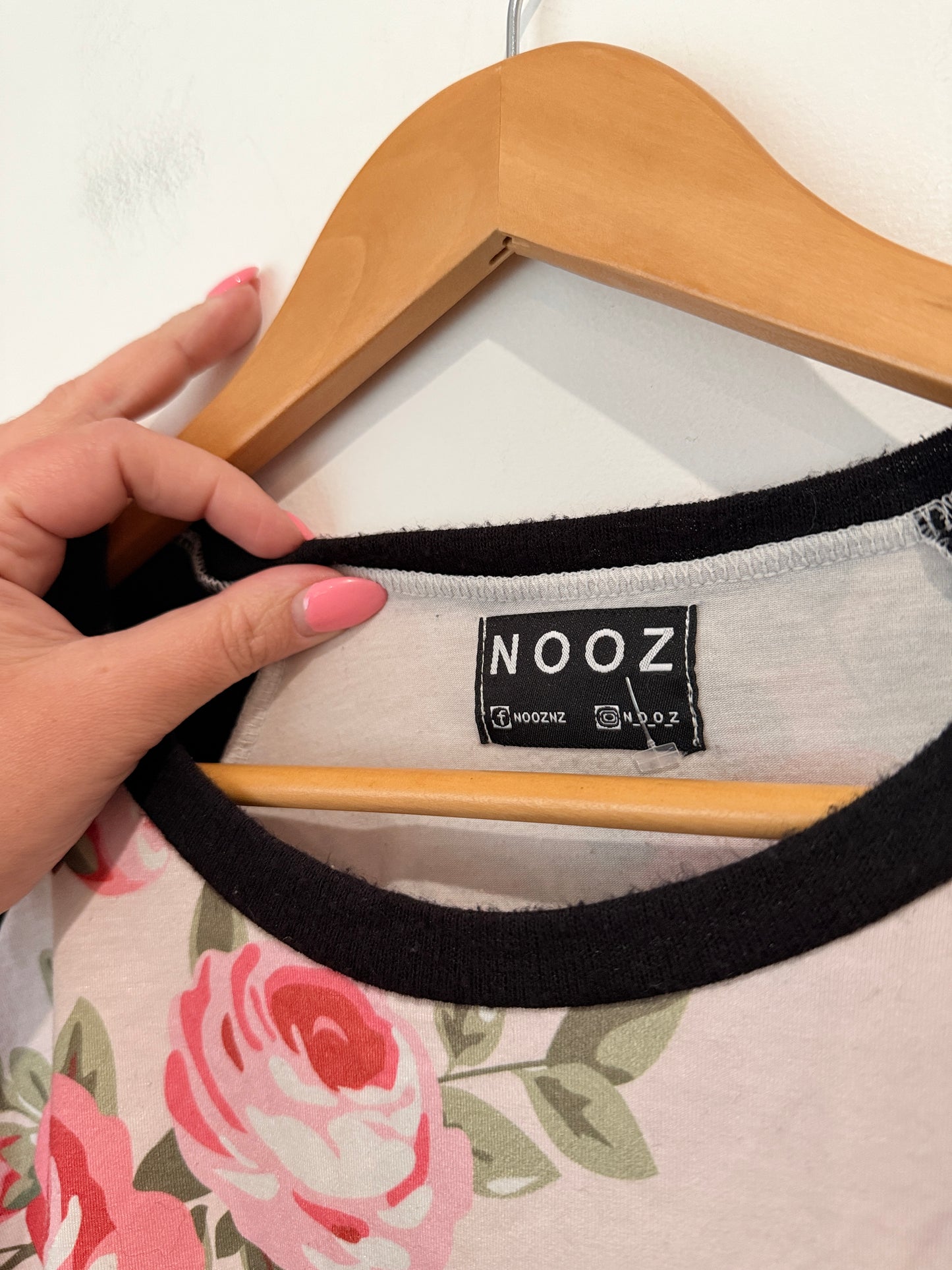 Nooz Floral Print Tunic Top Size U/Arm to U/Arm 50cm