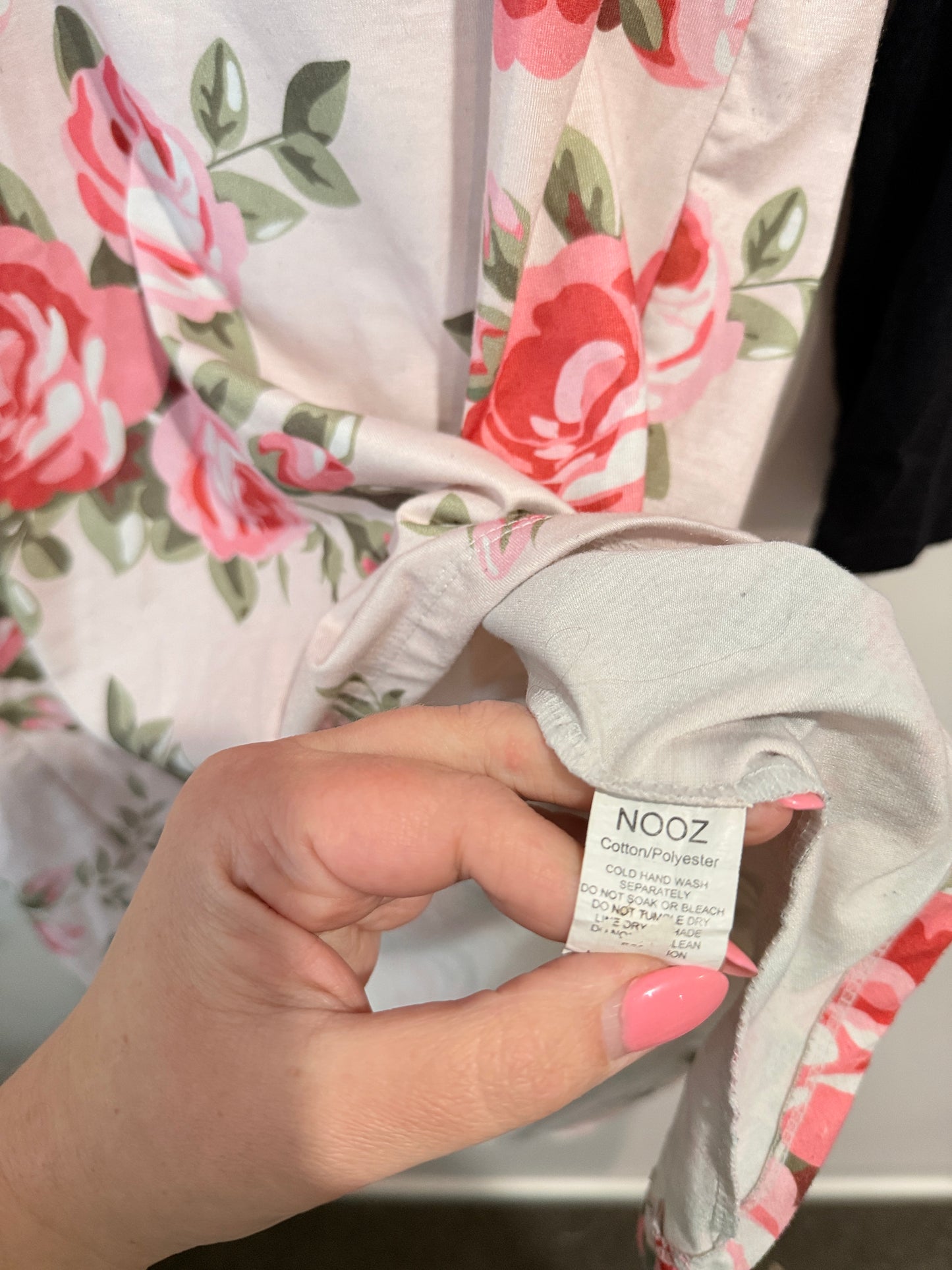 Nooz Floral Print Tunic Top Size U/Arm to U/Arm 50cm