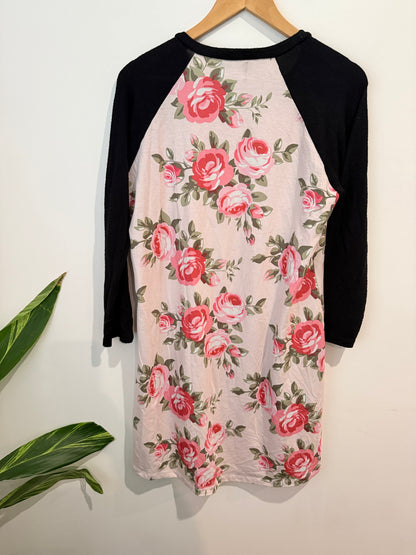 Nooz Floral Print Tunic Top Size U/Arm to U/Arm 50cm
