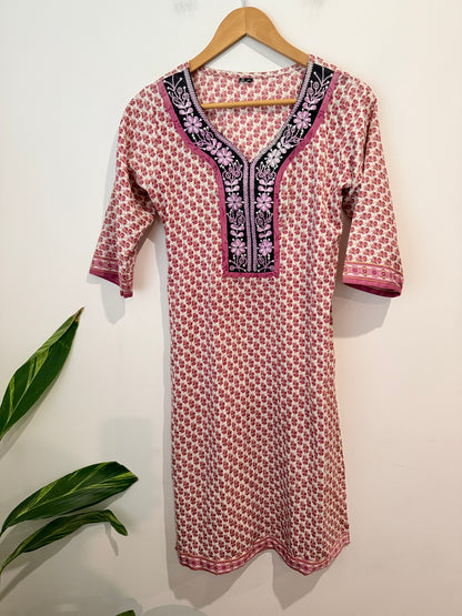 Brand Unknown Kurti/Kurta Tunic Size 40 | U/Arm to U/Arm 47cm
