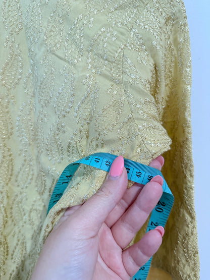 Chikankari Kurti Size L | U/Arm to U/Arm 46cm