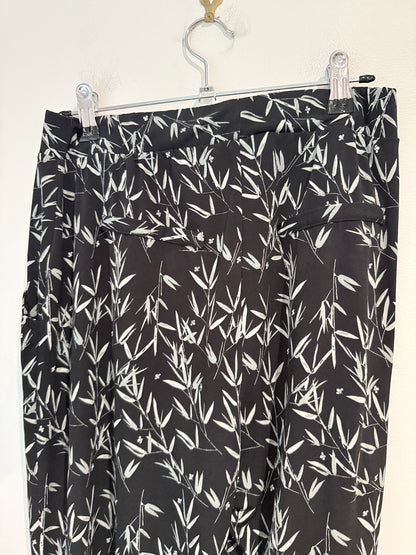 Brand Unknown Bamboo Pattern Pants Size Waist 70cm