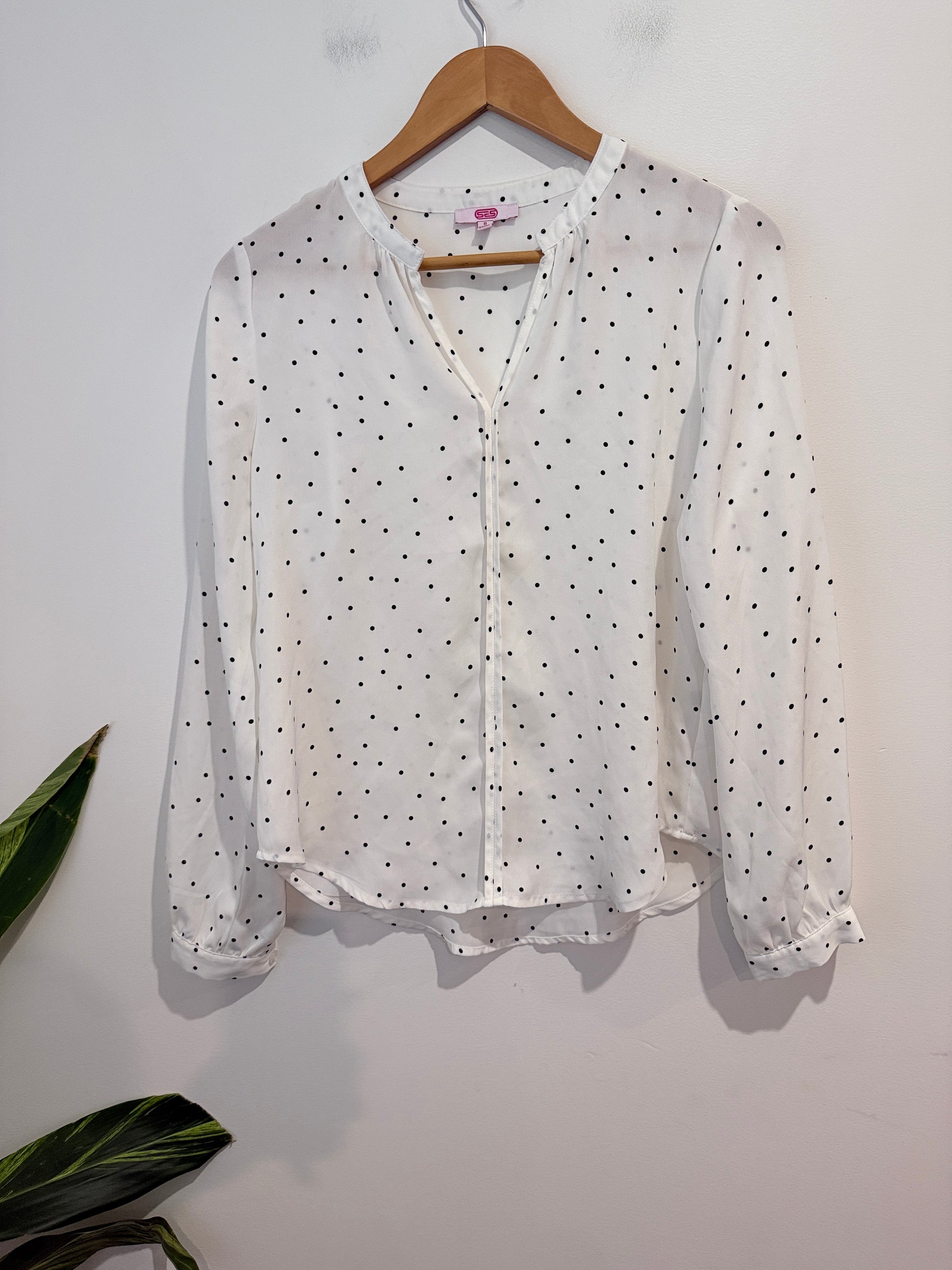 SES Button-down Blouse Size 8