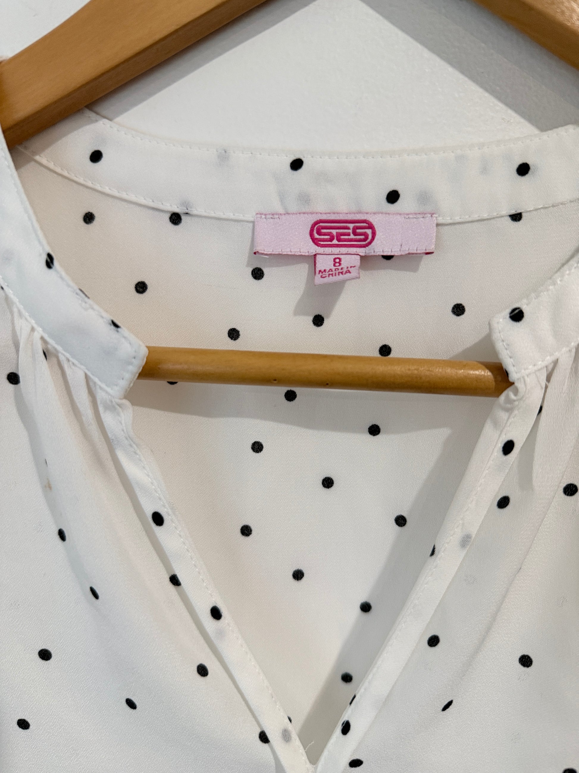 SES Button-down Blouse Size 8